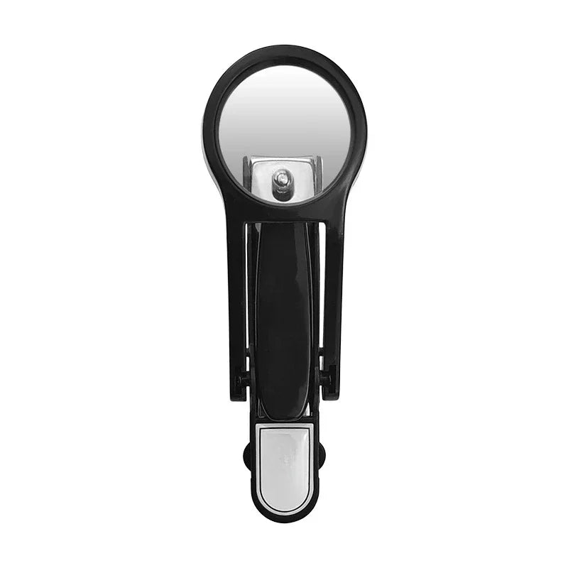 1Pc Nail Clipper with Magnifying Glass for the Elderly Practical Anti-Splash Stainless Steel Nail Clipper Beauty Tools Wholesale